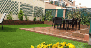 Hormigón pulido para jardines