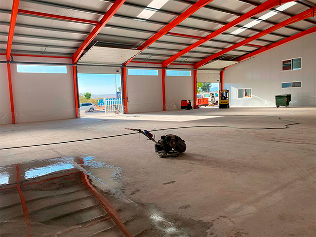 Trabajos realizados de hormigón pulido en Almería